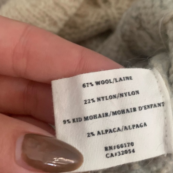 Anthropologie Sparrow | Wool Alpaca Mohair Open knit Sweater - Picture 3 of 7